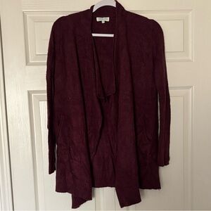 Grace & Lace Deep Burgundy Cardigan